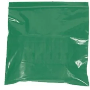 2" x 3" - 2 mil Green Reclosable Poly Bags