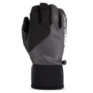 509  Factor Pro Snowmobile Gloves Leather Windproof Neoprene Cuff Race Black