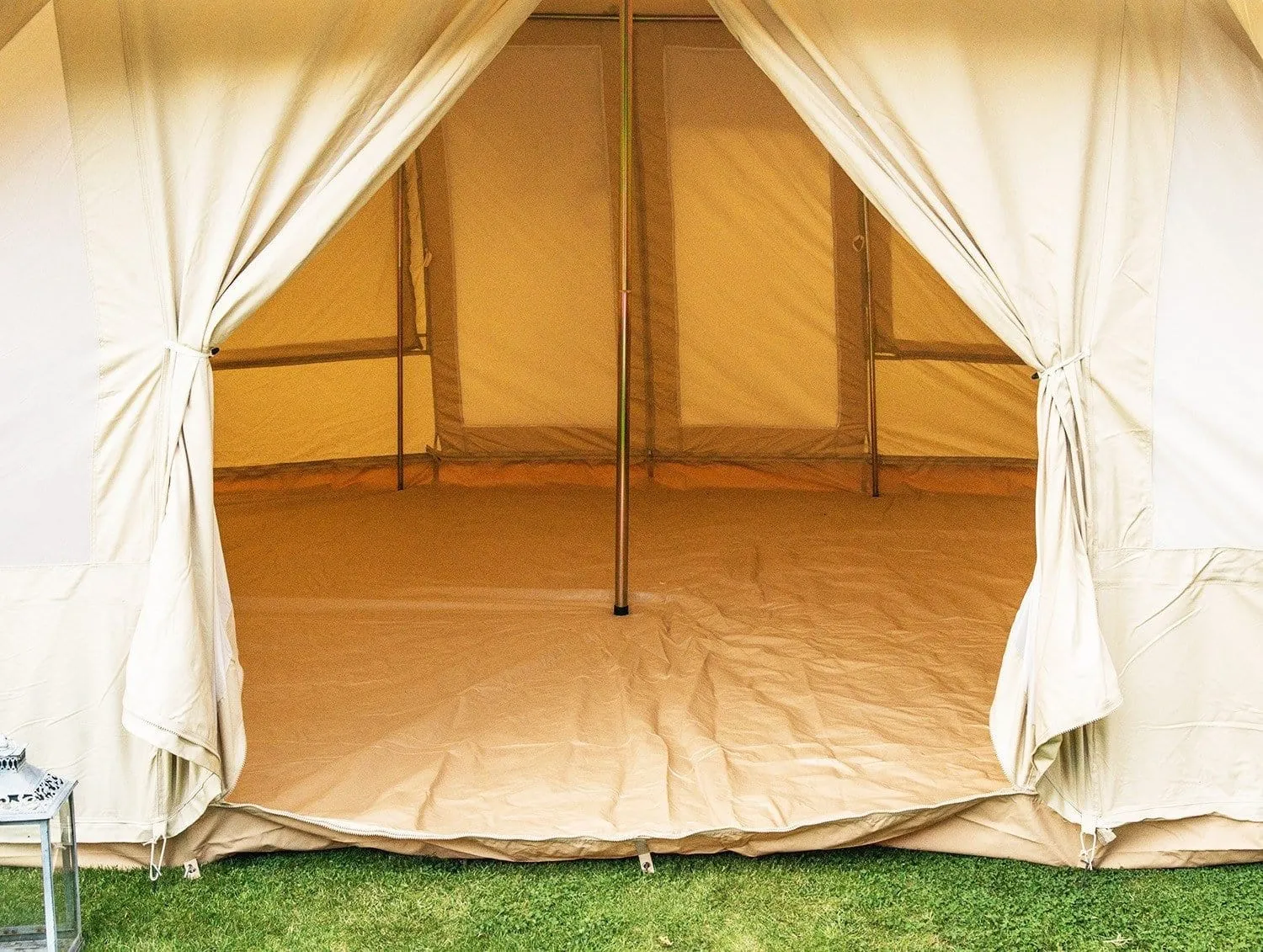 5m x 4m DubPod™ 'Adventurer' 285gsm 100% Natural Canvas | Camper Awning & StoveMate