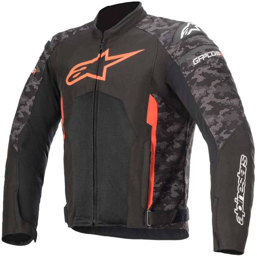 Alpinestars Men’s T-GP Plus R v3 Airflow Black and Red Textile Jacket