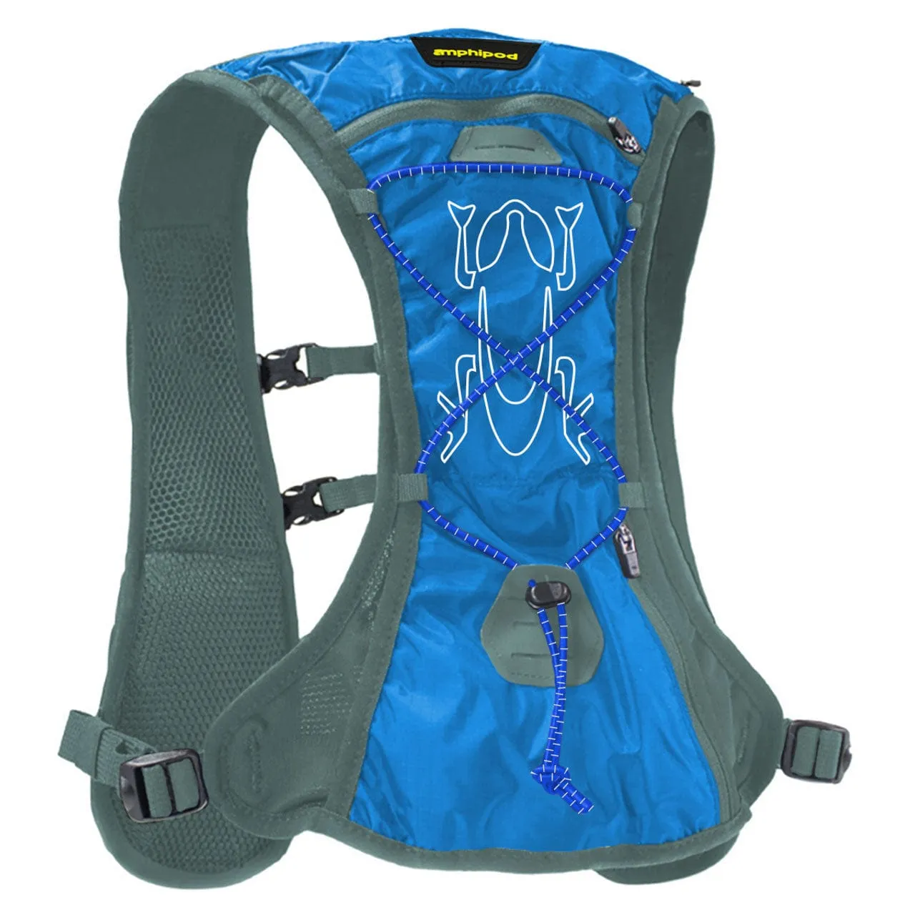 Amphipod PureRun Minimalist 24 Vest 2x Hydraform 12 oz. Bottles