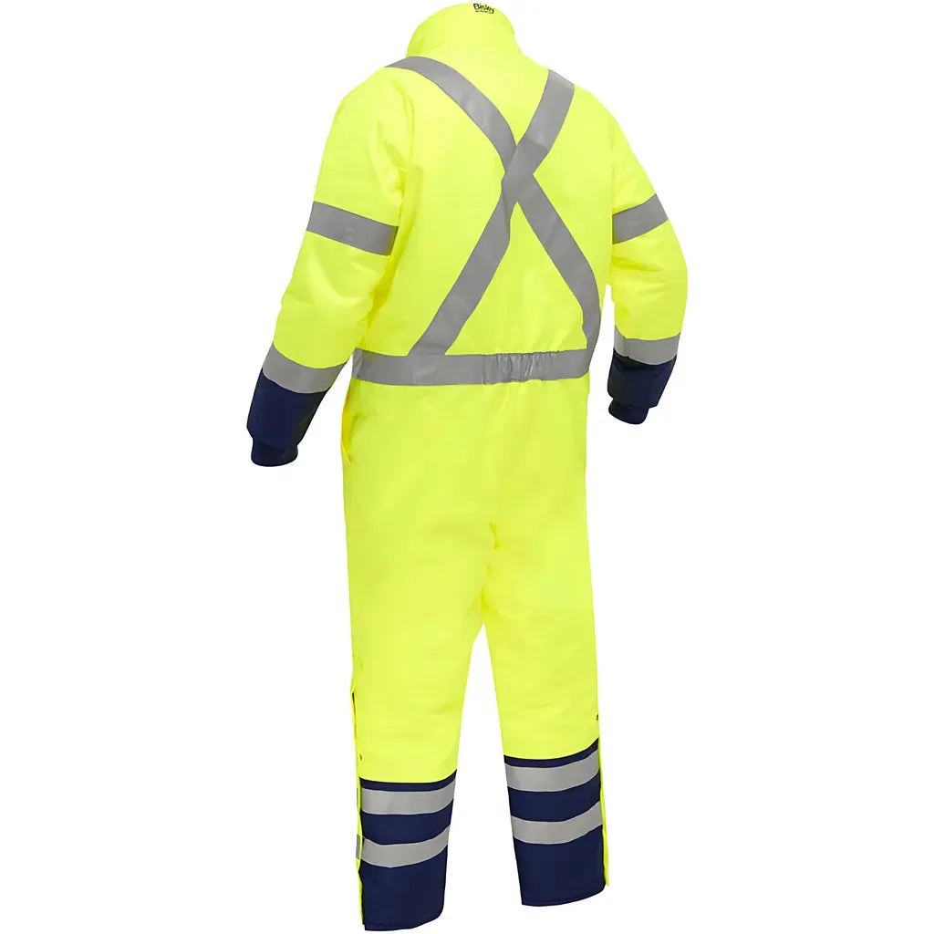 Bisley 344M6453X-YLNV/3X ANSI Type R Class 3 Extreme Cold Coverall with X-Back