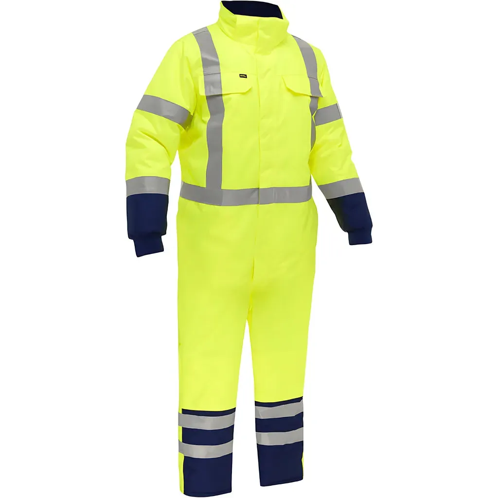 Bisley 344M6453X-YLNV/3X ANSI Type R Class 3 Extreme Cold Coverall with X-Back