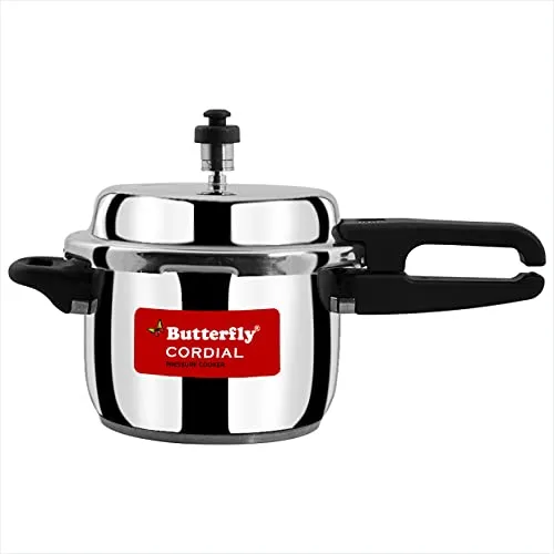 Butterfly Cordial 2L, 3L & 5L Stainless Steel Outer Lid Pressure Cooker