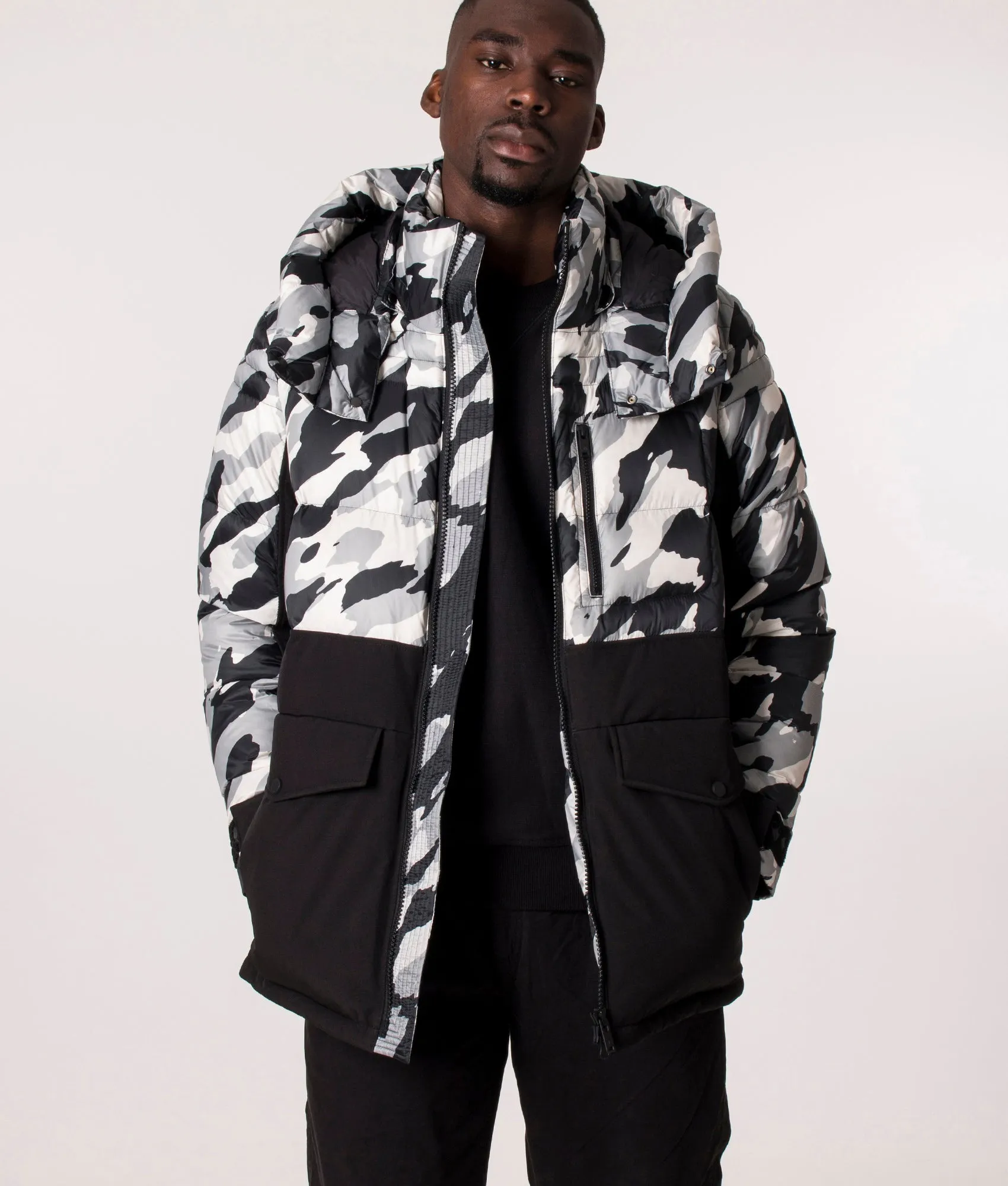 Camouflage Dugald Down Puffer Jacket