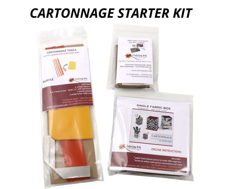 Cartonnage starter kit_ tools and DIY kits