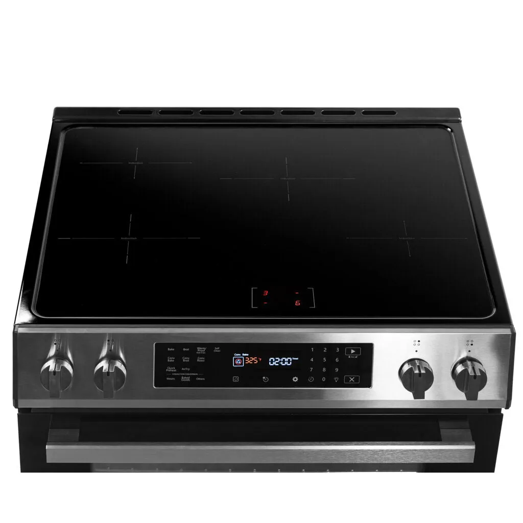 Danby DIRC300BSSC 30” Slide in Induction Range with LED Touch Control in Stainless Steel