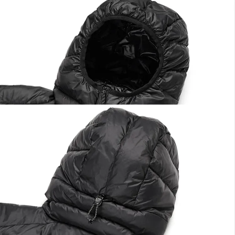 Dimito Pullover Light Down Jacket-BLACK [KOREAN BRAND]