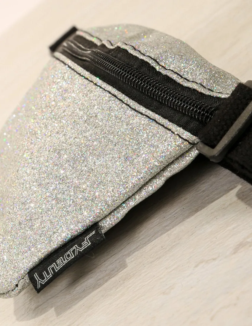 Fanny Pack | Slim |DAZZLER Silver Glitter