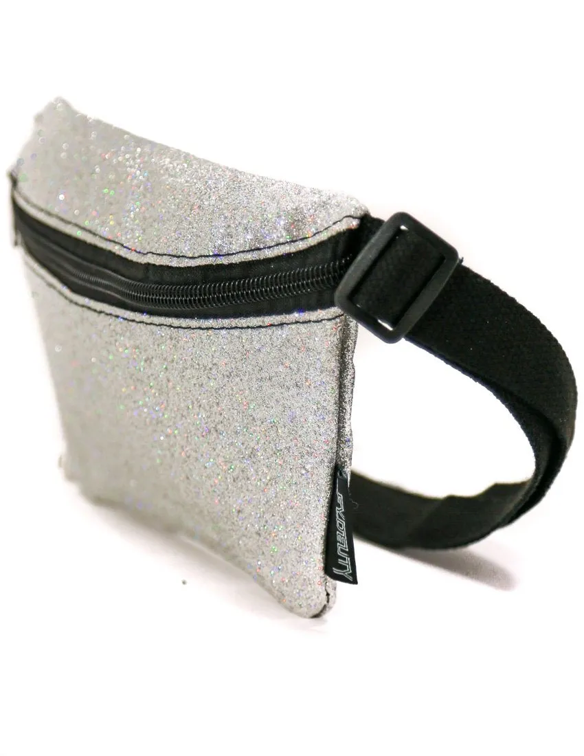 Fanny Pack | Slim |DAZZLER Silver Glitter