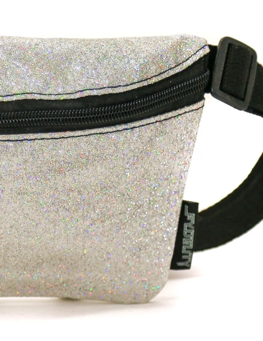 Fanny Pack | Slim |DAZZLER Silver Glitter