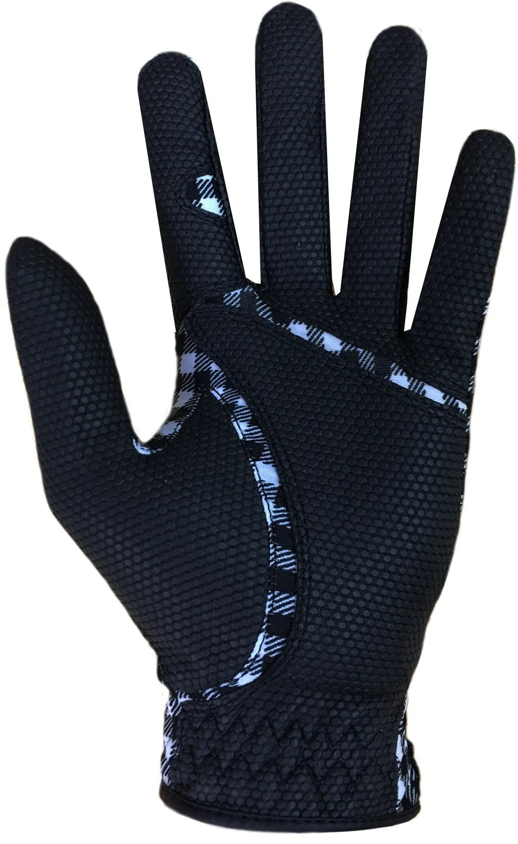 FIT39 Golf Glove Classic K Check Black / Black