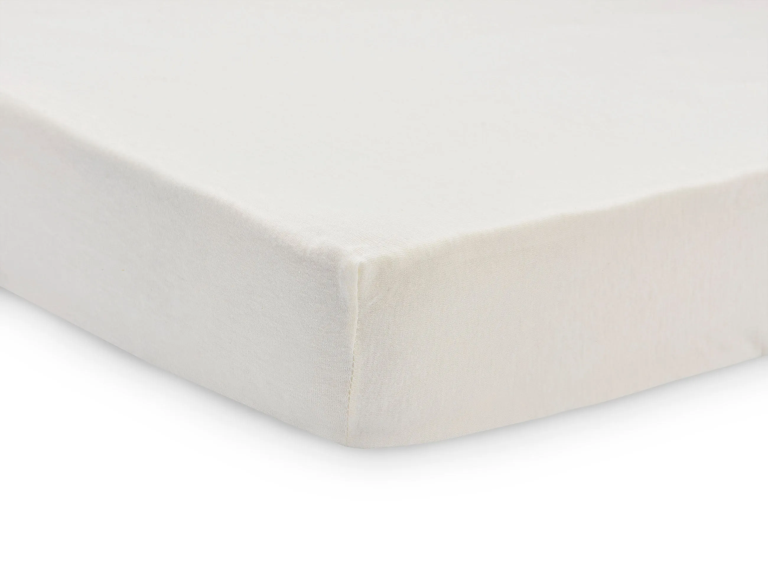 Fitted Sheet Jersey 60x120cm - Ivory