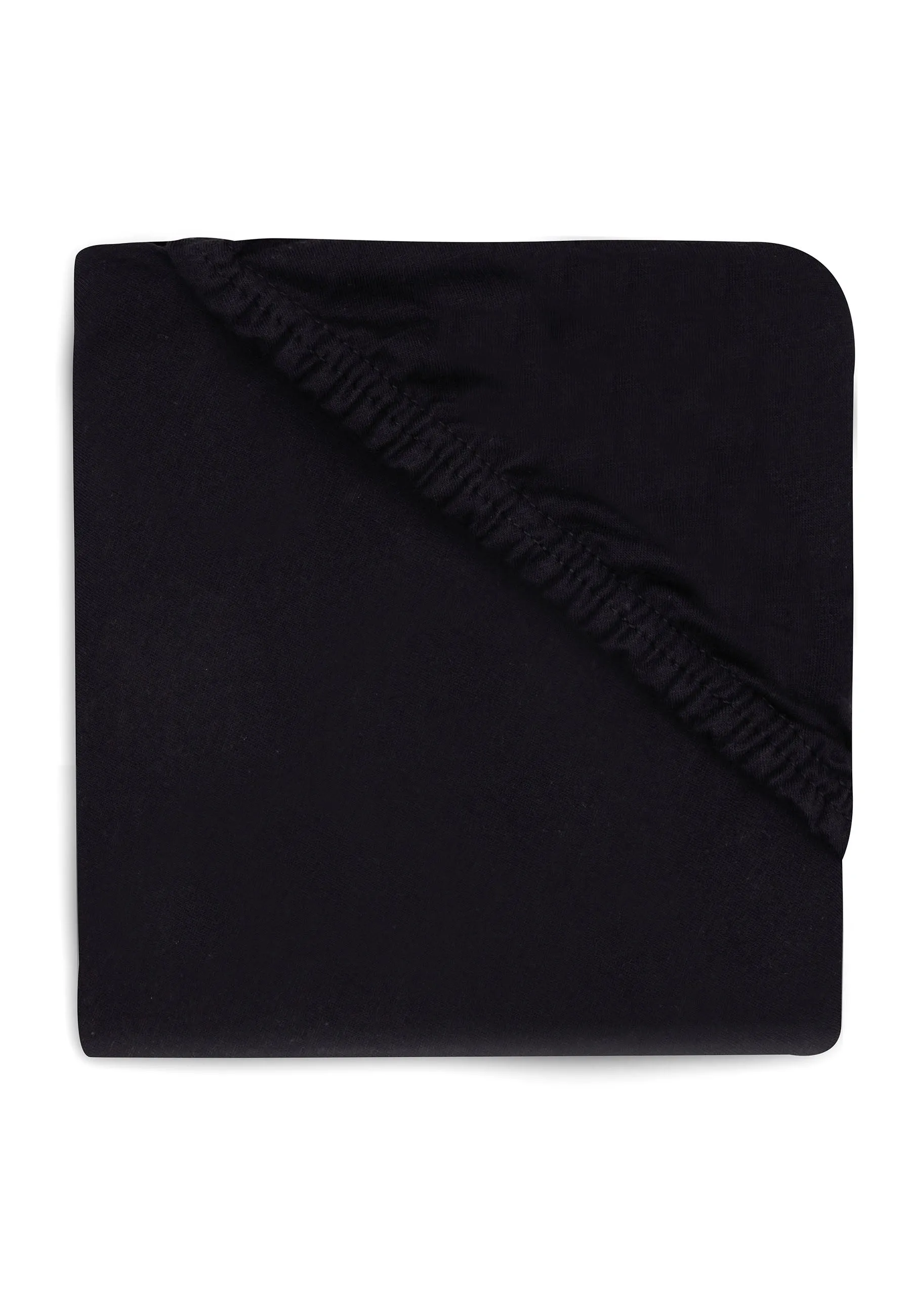 Fitted Sheet Jersey Playpen Ø95cm - Black