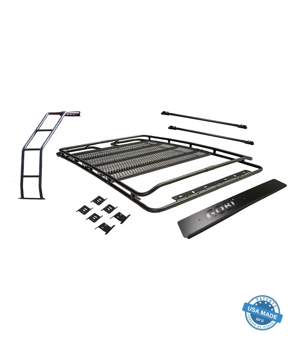 GOBI Stealth Rack for Jeep Cherokee KL w/ 40" LED Lightbar Setup & Sunroof