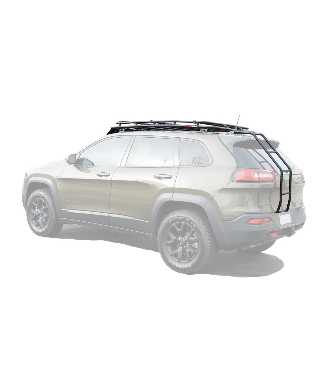 GOBI Stealth Rack for Jeep Cherokee KL w/ 40" LED Lightbar Setup & Sunroof