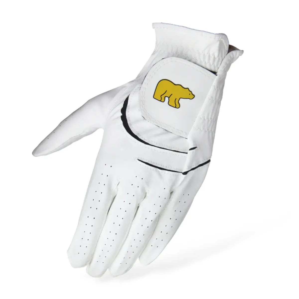 Jack Nicklaus Men's 18 Majors Golf Glove - White-Left Hand