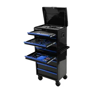 Kincrome Evolution Pursuit 209 Piece 11 Drawer Roller Cabinet and Tool Chest with Bonus Gear Spanner Set - P1931B (Bulky Item)