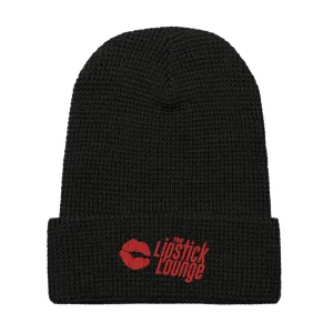 Lipstick Lounge Red Logo Waffle Beanie