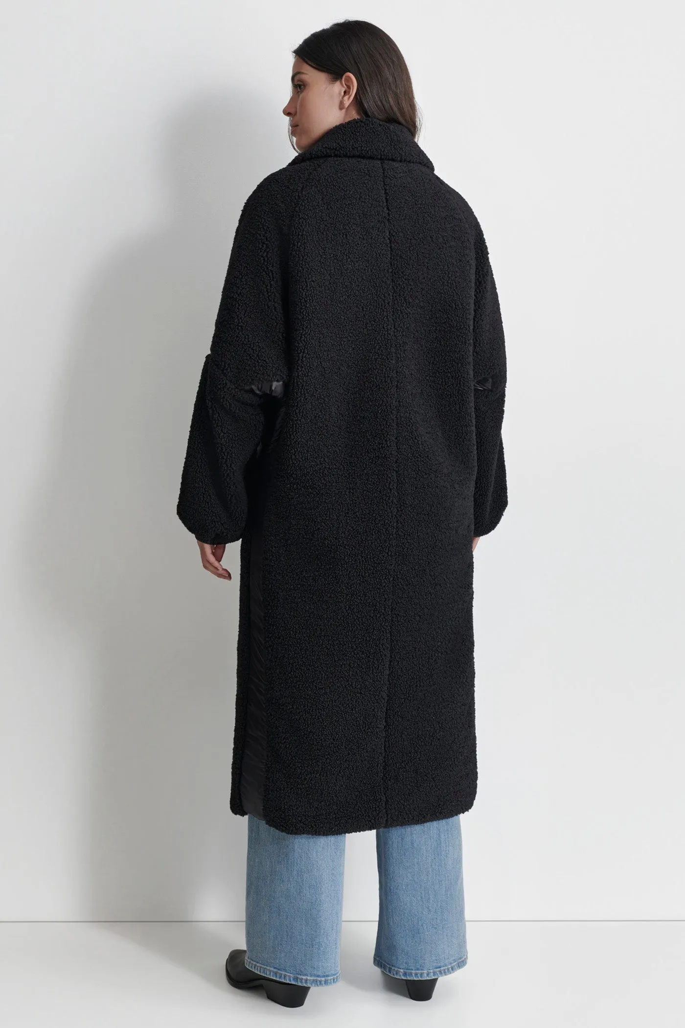 LONG LINE SHERPA COAT