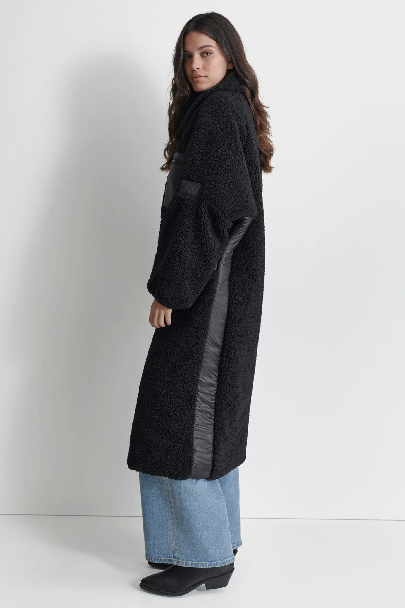 LONG LINE SHERPA COAT