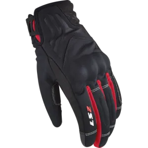 Ls2 Jet 2 Lady Gloves Black Red