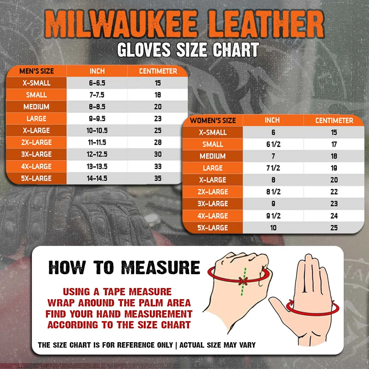 Milwaukee Leather Men's Gauntlet Motorcycle Hand Gloves-Deerskin