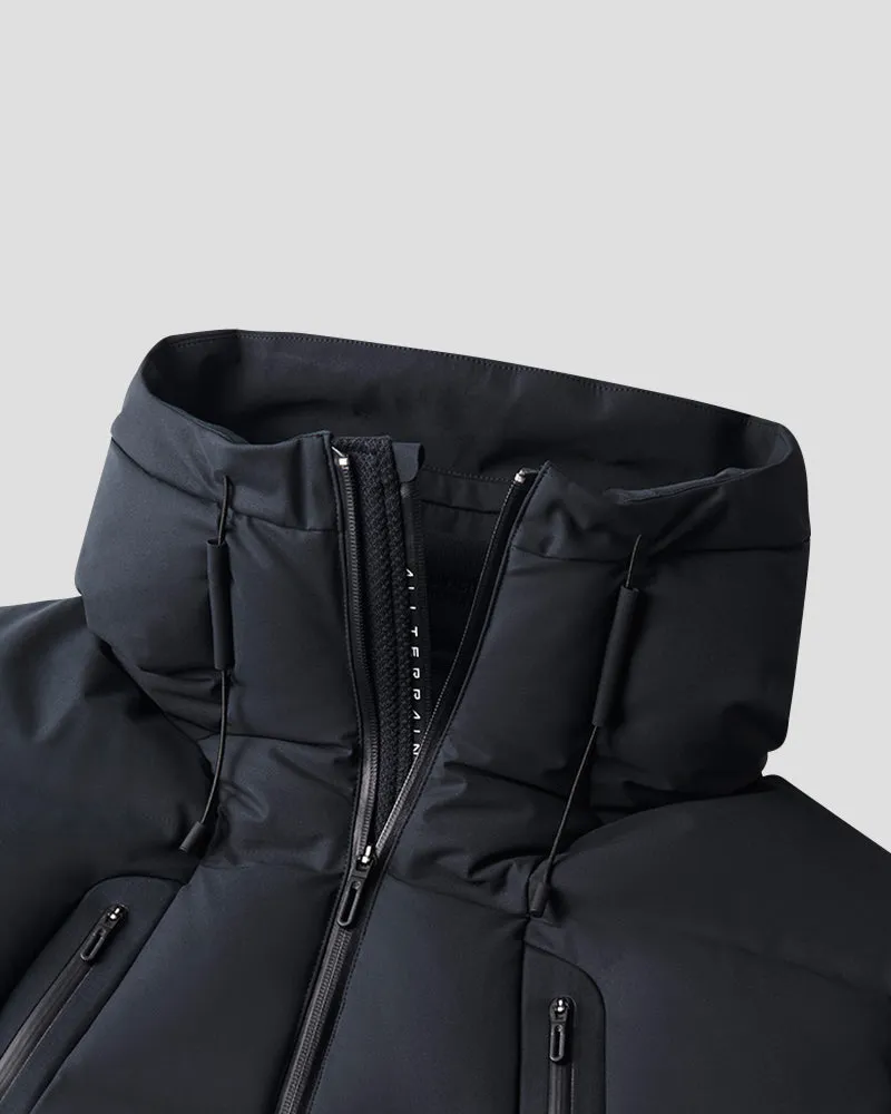 MIZUSAWA DOWN OVERSIZED JACKET "MOUNTAINEER" - Black