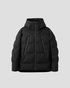 MIZUSAWA DOWN OVERSIZED JACKET "MOUNTAINEER" - Black