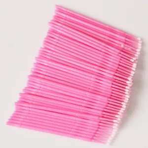 MOONBIFFY 100pcs/lot Durable Micro Disposable Eyelash Extension Individual Applicators Mascara Brush For Women Wholesale