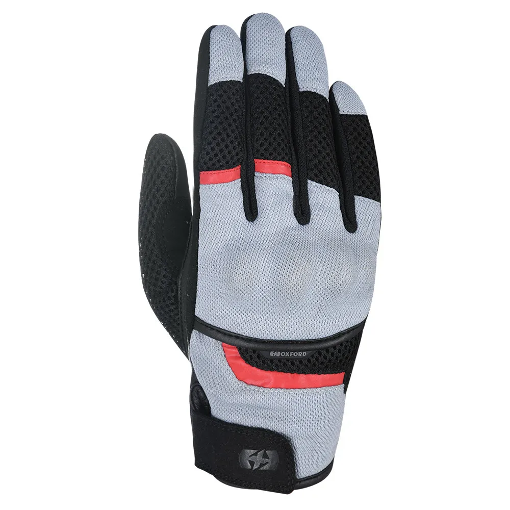 Oxford Brisbane Air Men Summer Riding Gloves Tech Grey & Black