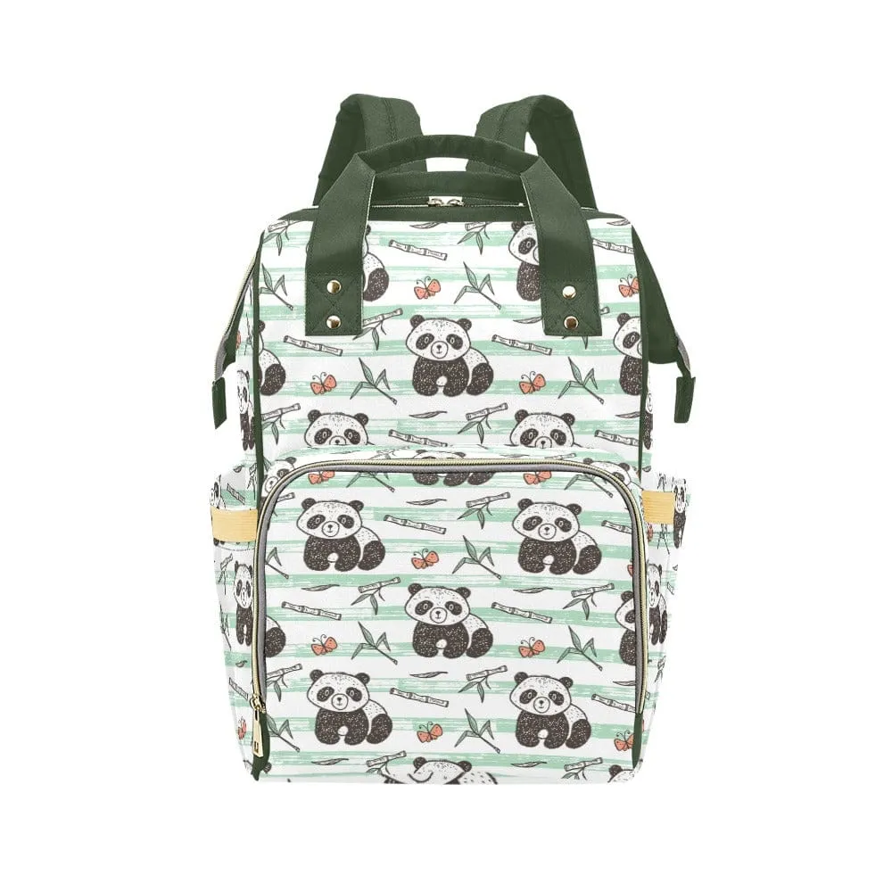 Panda Multifunctional Diaper Backpack Bag