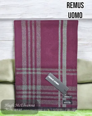 Remus Uomo Men's Check Scarf - 58584/77