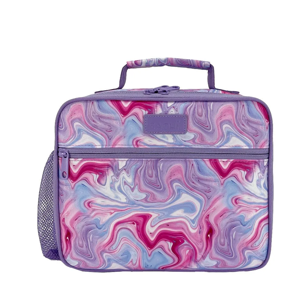 Sachi Insulated Crew Lunch Bag - Marble Swirls