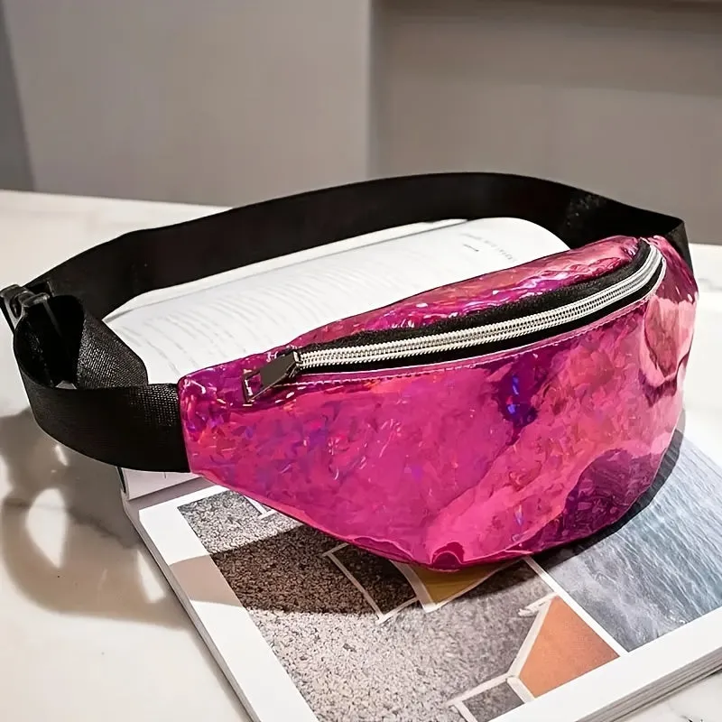 Sparkly Sequin Glasses Fanny Pack  Perfect Gift Choice