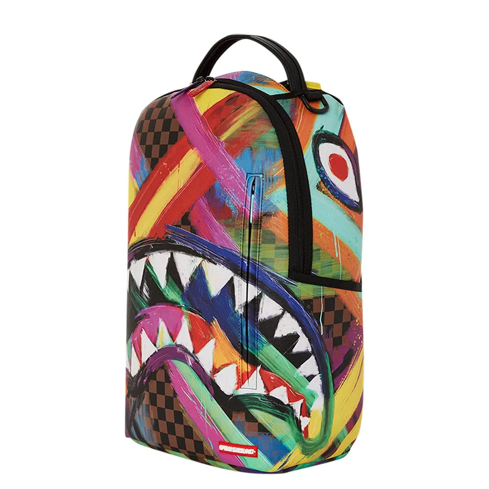 Sprayground Sharks In Paint DLXSV Backpack B5150