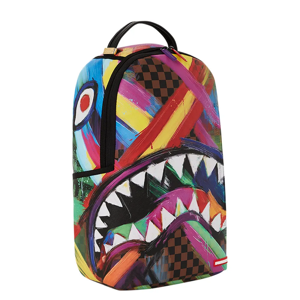 Sprayground Sharks In Paint DLXSV Backpack B5150