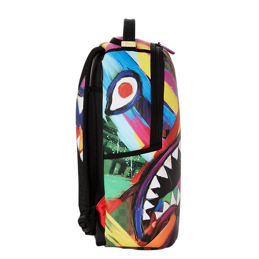 Sprayground Sharks In Paint DLXSV Backpack B5150