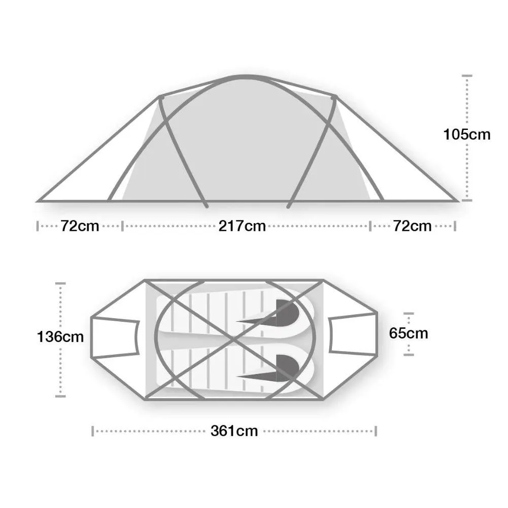 Terra Nova Quasar GF Mountain Tent - 2-Man Tent (2024)