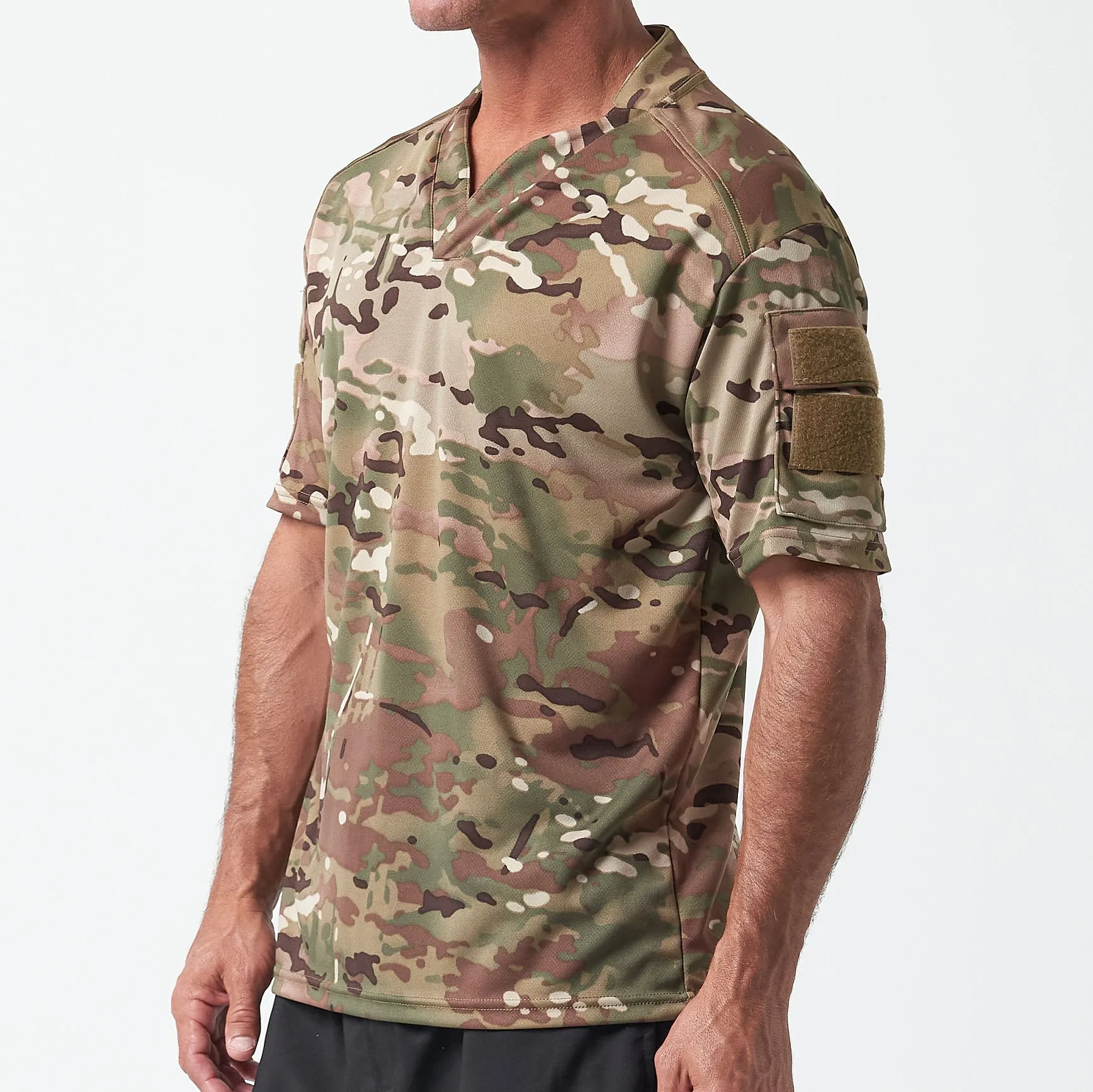 Tx SS SHIELD V NECK SUN SHIRT