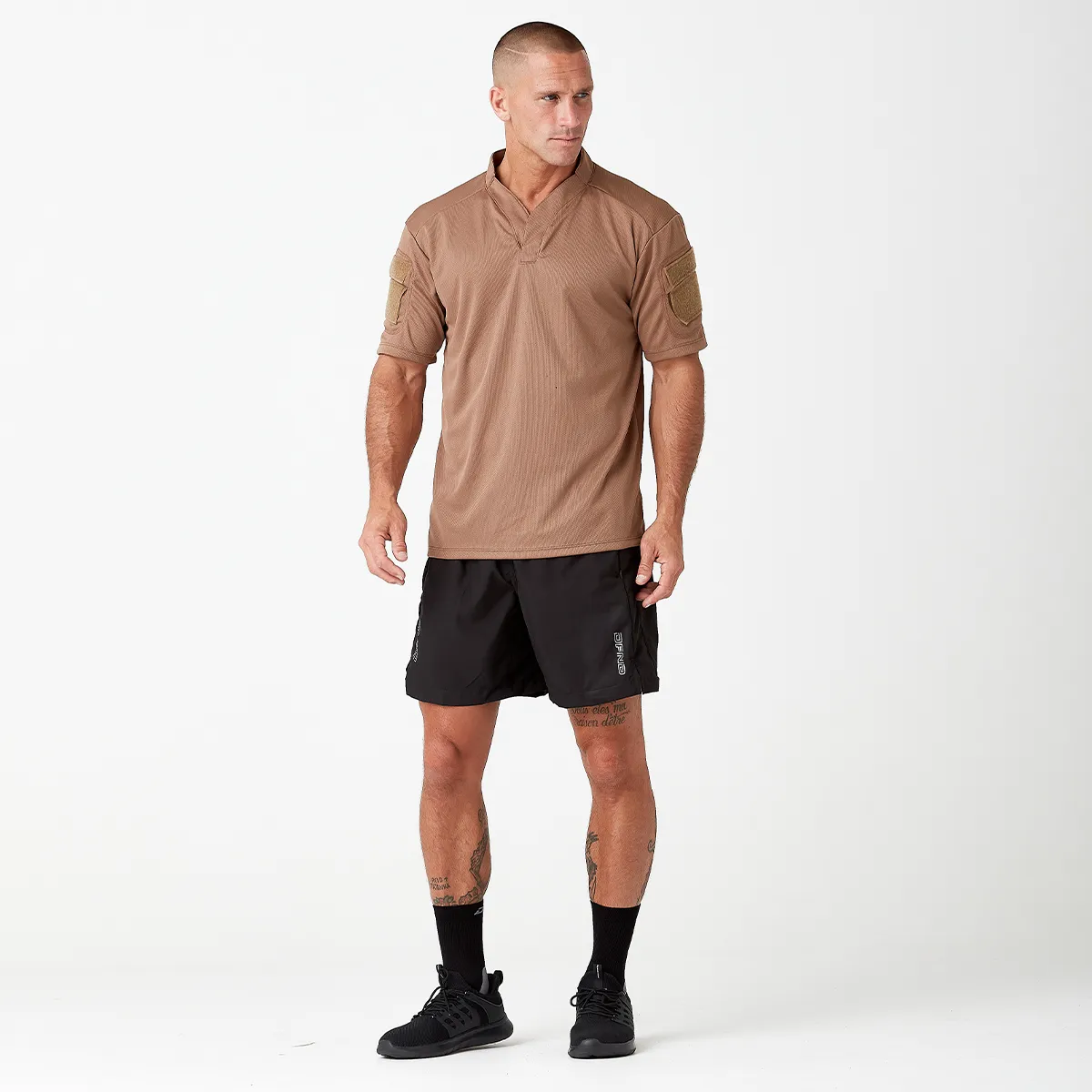 Tx SS SHIELD V NECK SUN SHIRT