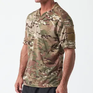 Tx SS SHIELD V NECK SUN SHIRT