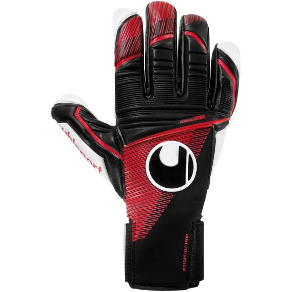 Uhlsport Powerline Absolutgrip HN Goalkeeper Gloves- Black/Red/White