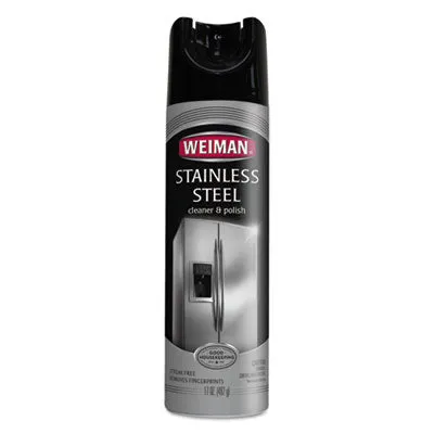 Weiman Stainless Steel Cleaner And Polish (17 oz. Aerosol Can) - Case of 6