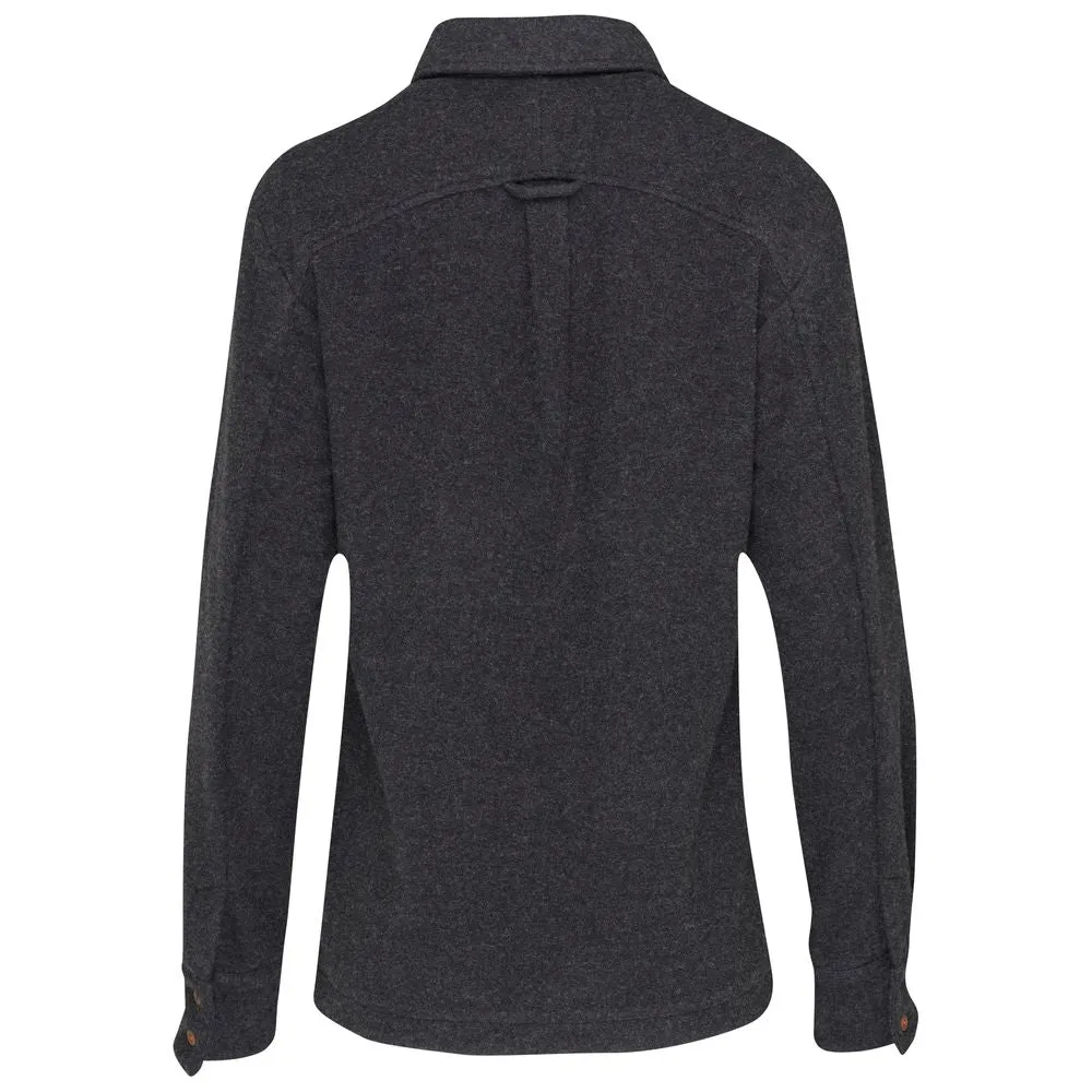 Womens Merino Blend Mountain Shirt (Smoke)