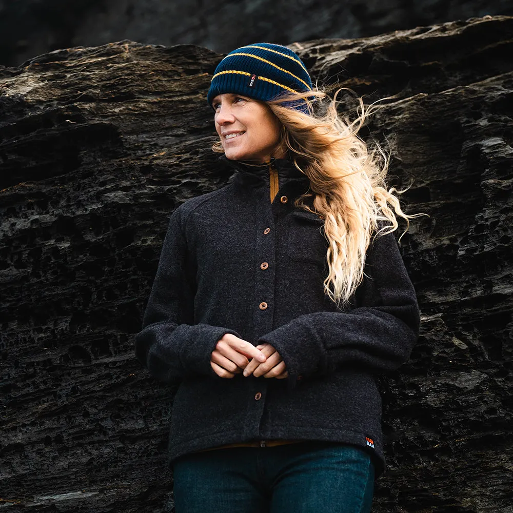 Womens Merino Blend Mountain Shirt (Smoke)